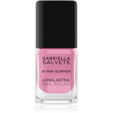 Gabriella Salvete Longlasting Enamel dolgoobstojen lak za nohte z visokim sijajem odtenek 91 Pink Summer 11 ml Cene