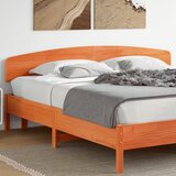 vidaXL Uzglavlje voštano smeđe 200 cm od masivne borovine | shoptok.hr