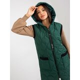 RUE PARIS Vest-AP-KZ-RP02.95P-dark green | Shoptok.si