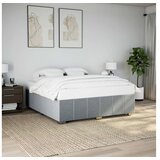 vidaXL Okvir kreveta bez madraca svjetlosivi 180x200 cm od tkanine Cijene