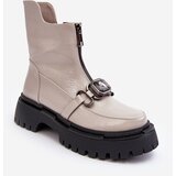 S. BARSKI Women's Glossy Zip-up Boots D&A | Shoptok.si