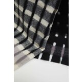 Marisse Black Checkered Scarf | shoptok.hr