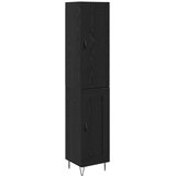  Highboard Crni hrast 34,5 x 34 x 90 cm Konstruirano drvo | shoptok.hr