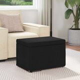  Stolica Črna 61 x 41 x 40 cm Tkanina in obdelano les, (5000243273) | Shoptok.si