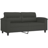  Dvosjed tamnosivi 140 cm od mikrovlakana | shoptok.hr
