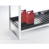 Cemo PE regalna kadica za majhne posode, prestrezna prostornina 40 l, brez mrežaste rešetke | Shoptok.si