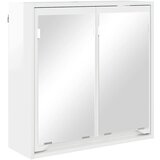  Kupaonski ormar s ogledalom Visoki sjaj bijela 60 x 20 x 60 cm | shoptok.hr