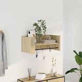 vidaXL Stenska polica sonoma hrast 70,5x35x30,5 cm inženirski les Cene