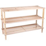 Alpi NA Drveni stalak za obuću sa 3 nivoa 74 × 26 × 48,5 cm Cene