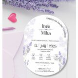  Poročna vabila MINIMALISTIČNA +perl kuverta PORMIN 306 | Shoptok.si