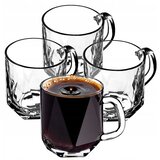 KADAX kozarci 300 ml za kavo, čaj, pijače, kozarec z ročajem, komplet 4 kosov, (5000351723) Cene