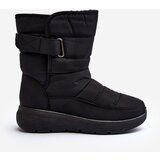 Boto Women's Velcro Fastened Insulated Snow Boots Black Jawora | Shoptok.si