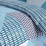 Catherine Lansfield Plavozelena posteljina za bračni krevet/za produženi krevet 230x220 cm Larsson Geo – | shoptok.hr
