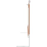 vidaXL sigurnosna ograda za dječji krevet smeđe-siva 180x25 cm tkanina | shoptok.hr