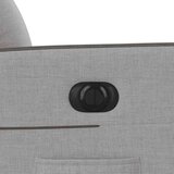 vidaXL Električni naslanjač sivo blago | Shoptok.si