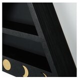 Hanah home Zidna polica Cry001-S, 30x30x6 cm, Crna | Eponuda.ba