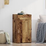 vidaXL Stranska omarica Staro les 30x42,5x93 cm Izdelan les | Shoptok.si