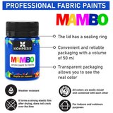Mambo akrilna boja za tekstil i kožu 50ml | Various Shades | ePonuda.com