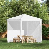  Zid šatora za zabavu 2 pcs Bijela 200 x 195 cm PE i čelik | shoptok.hr