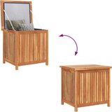  Vrtna kutija za pohranu 60 x 50 x 58 cm od masivne tikovine | shoptok.hr