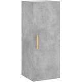  Visoka komoda siva betona 34,5x34x180 cm od konstruiranog drva | shoptok.hr