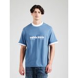 Calvin Klein Jeans Majica golobje modra / bela | Shoptok.si