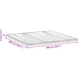  Jastučići za madrace Bijelo 200 x 200 cm Poliester bez ljepila | shoptok.hr