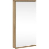  Kutni kupaonski ormarić s ogledalom boja hrasta 30 x 24 x 60 cm | shoptok.hr