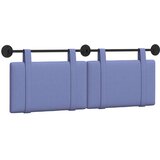  Držeće uzglavlje Zidne Traper plava 130 x 55 x 5 cm tkanina - Trapere plave boje 120 cm bez LED svjetla | shoptok.hr