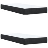  Krevet s oprugama i madracem crni 200x200 cm baršunasti | shoptok.hr