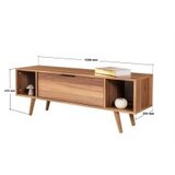 Hanah home TV stalak, smeđi Slike