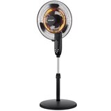  Stojeći ventilator sa grejačem 35 W/2000 W/230 V, prečnik 40 cm, crni Cene
