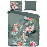 Descanso zelena posteljina od organskog pamuka Rose, 140 x 220 cm Cijene
