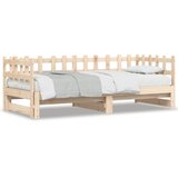  Dnevni ležaj na izvlačenje 2x (80 x 200) cm od masivne borovine | shoptok.hr
