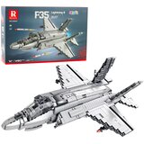  F-35 Lightning II - Kocke za gradnju lovačkog aviona, sive boje, 1490 kom. | shoptok.hr