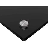 vidaXL Zaščita za kuhinjo 2 pcs Črna 110 x 60 cm kaljeno steklo | Shoptok.si