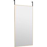  Ogledalo za vrata zlatno 50 x 100 cm od stakla i aluminija | shoptok.hr
