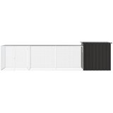  Kavez za kokoši antracit 400x91x100 cm pocinčani čelik | shoptok.hr