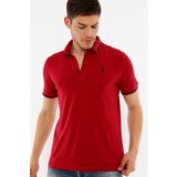 Dewberry T8586 MEN'S POLO NECK T-SHIRT-BURGUNDY Cijene