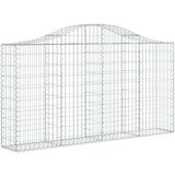  Lučne gabionske košare 13kom 200x30x100/120cm pocinčano željezo | shoptok.hr