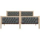  Krevetna konstrukcija s uzglavljem Tamno siva 160 x 200 cm | Eponuda.com