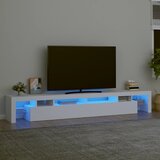 vidaXL TV ormarić s LED svjetlima bijeli 260 x 36,5 x 40 cm Cijene