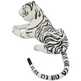 vidaXL Plišasta igrača tiger bela XXL, (20816911) | Shoptok.si