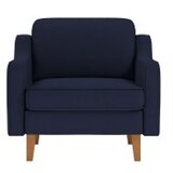 Atelier Del Sofa 1-Seat sofa fotelja robin 1 night blue walnut | ePonuda.com