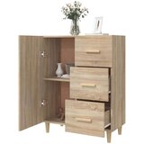  Komoda sonoma hrast 69,5x34x90 cm inženirski les, (20955554) | Shoptok.si
