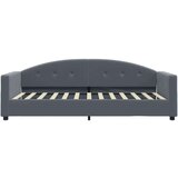 vidaXL Dnevna postelja z vzmetnico temno siva 90x200 cm žamet | Shoptok.si