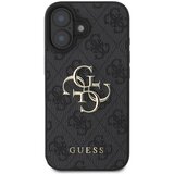 Guess Ohišje za iPhone 16 Plus z monogramom in logotipom 4G v kovini, Temno siva, (21730992) Cene