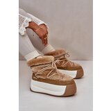 Big Star Leather Women's Snow Boots On Thick Sole With Fur Big Star | shoptok.hr