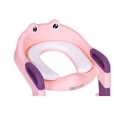 ECO TOYS WC daska za djecu sa stepenicama i ljestvama, roza, | shoptok.hr