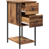  Noćni ormar s ladicama 2 pcs Staro drvo 32 x 42 x 70 cm | shoptok.hr